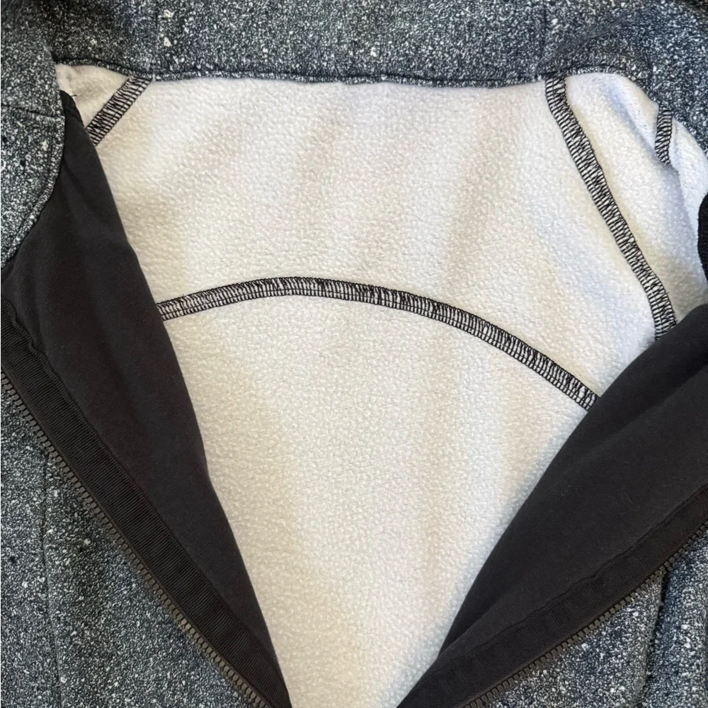 Lululemon Scuba Speckle Gray Full Zip-Up Hoodie - Picture 8 of 8